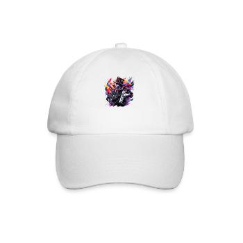 Accordion Musician Accordion Player Musician - Baseball Cap - white/white - Front