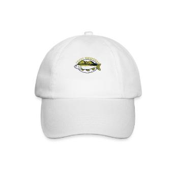 Trout Whisperer Spinnfischer Hochseeangler Angler - Baseballkappe - Weiß/Weiß - Vorne
