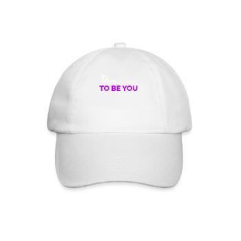 Soyez vous-même ! Confiance en soi, pensée positive, motivation - Casquette classique - blanc/blanc - Devant