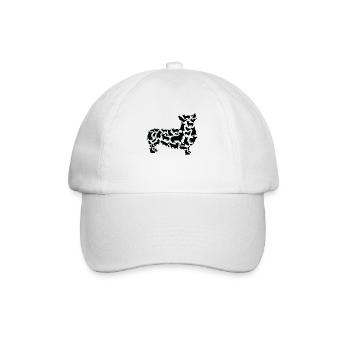 Pembroke Welsh Corgi Dog Mom Pembroke Welsh Corgi - Baseball Cap - white/white - Front