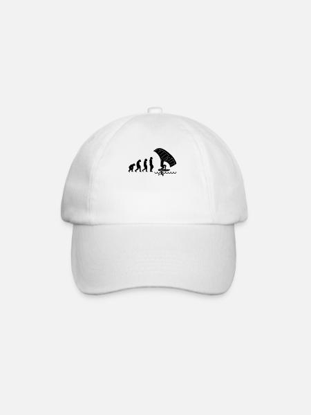 Wingfoil Surfer Wingfoiling Hydrofoil Evolution - Casquette classique - blanc/blanc