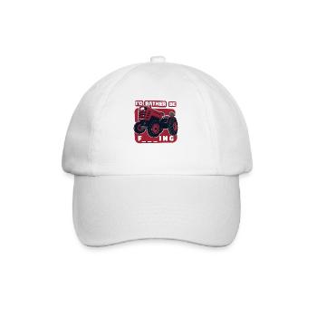 Je préférerais être agriculteur biologique - Casquette classique - blanc/blanc - Devant