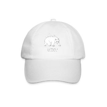EISBÄR SHIT - Baseballkappe - Weiß/Weiß - Vorne
