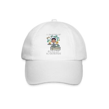 MAN I DREAM OF SALARY INCREASE - Baseball Cap - white/white - Front