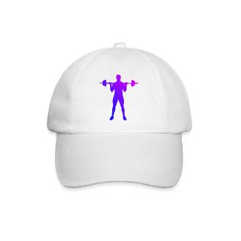 Strength Training Endurance Training Cardio Women - Baseball Cap - white/white - Front