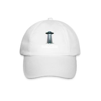 Alien, OVNI, UAP, Espace, Objet volant de l’espace - Casquette classique - blanc/blanc - Devant