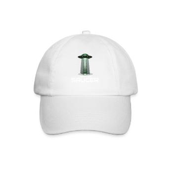 Alien, OVNI, UAP, Espace, Objet volant de l’espace - Casquette classique - blanc/blanc - Devant