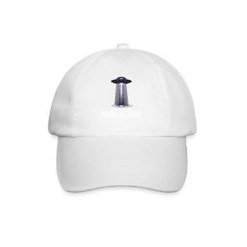 Alien, OVNI, UAP, Espace, Objet volant de l’espace - Casquette classique - blanc/blanc - Devant