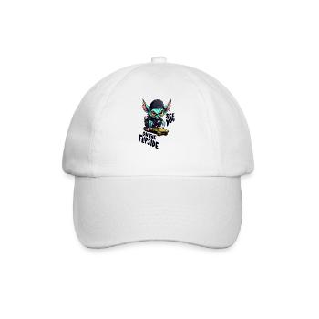 Skateboard Skater Ramp Skating Chupacabras - Baseball Cap - white/white - Front