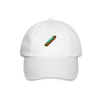 Zeichnung - Taggecko - Baseballkappe - Weiß/Weiß - Vorne