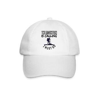 mountaineering, mountaineering, climbing, mountaineering, mountaineering - Baseball Cap - white/white - Front