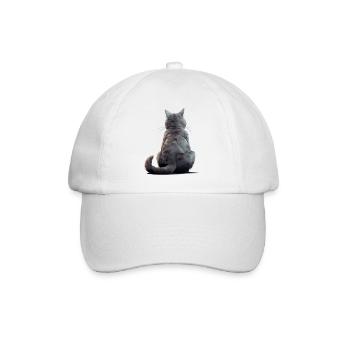 Chartreux - Baseball Cap - white/white - Front
