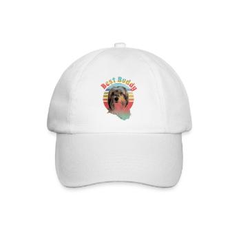 Biewer Terrier, best friend - Baseball Cap - white/white - Front
