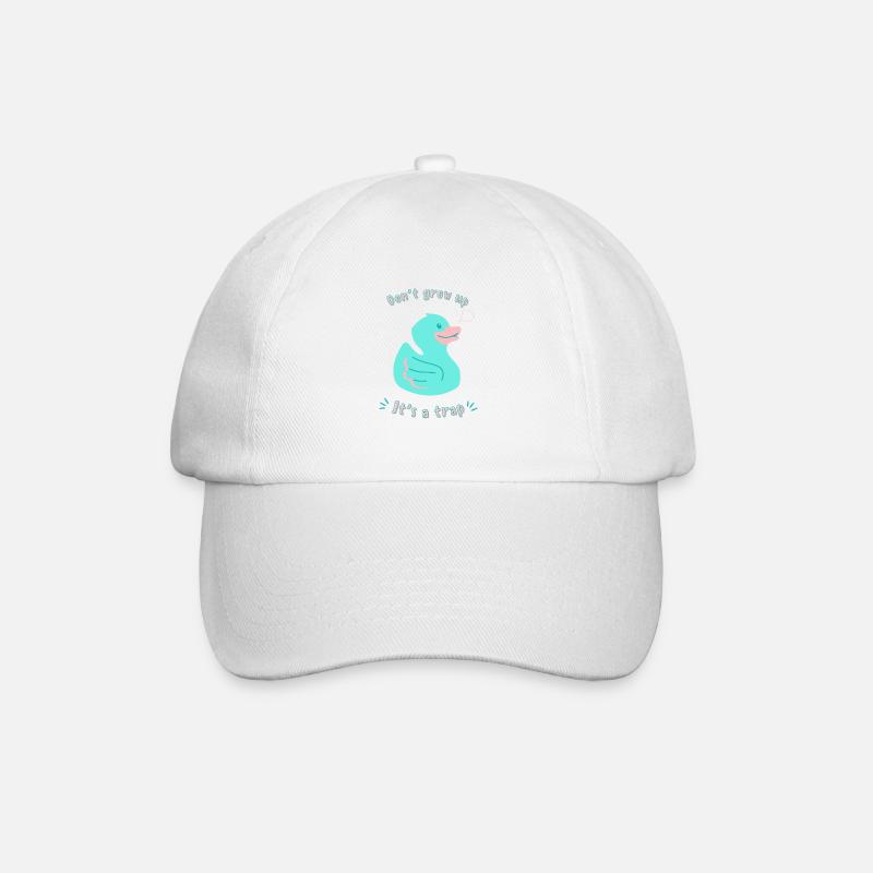 Ne grandissez pas - Casquette classique - blanc/blanc
