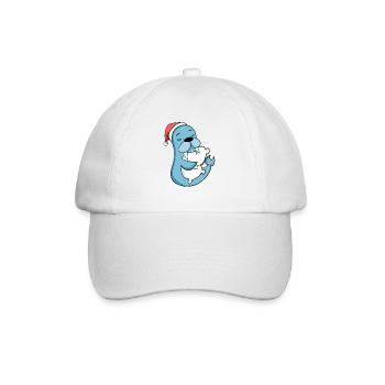 Lion de mer mignon fatigué Noël - Casquette classique - blanc/blanc - Devant