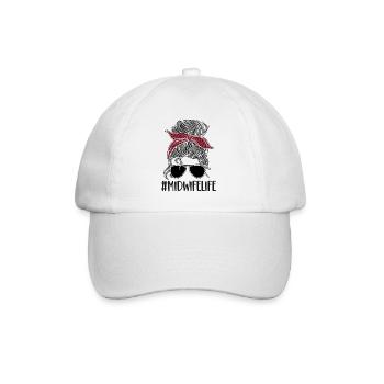 Nurse Midwife Birth Worker - Baseball Cap - white/white - Front