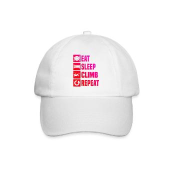 Escalade, Grimpeur, Bloc, Bloc, Escalade - Casquette classique - blanc/blanc - Devant