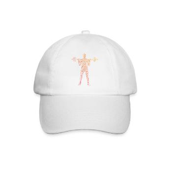 Cardio, Endurance Training, Strength Training, Weightlifting - Baseball Cap - white/white - Front