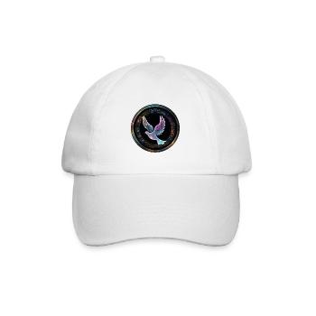 Colombe de la galaxie dans l’anneau étoilé - Casquette classique - blanc/blanc - Devant