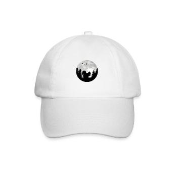 Lune d’écureuil - Casquette classique - blanc/blanc - Devant