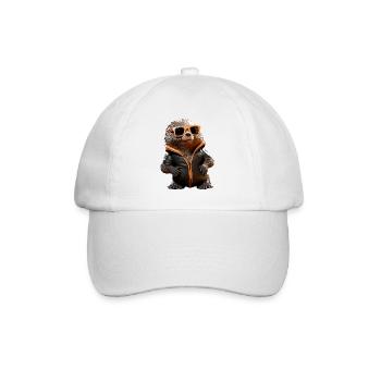 Mole with sunglasses Love Cute Moles - Baseball Cap - white/white - Front