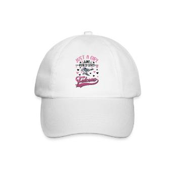 Falconer Girl Falconry Falconry Kestrel - Baseball Cap - white/white - Front