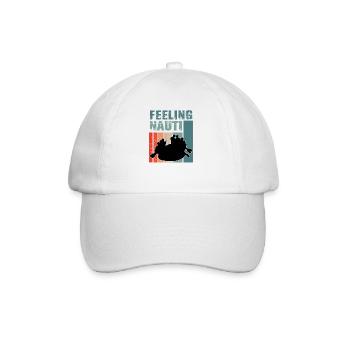 boater sailing trip for sailor sailing pin - Baseball Cap - white/white - Front