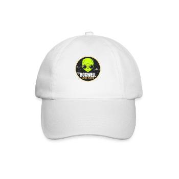 Alien, OVNI, UAP, Espace, Objet volant de l’espace - Casquette classique - blanc/blanc - Devant