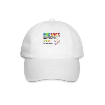 Infirmière Sage-femme Accoucheuse Étudiante - Casquette classique - blanc/blanc - Devant