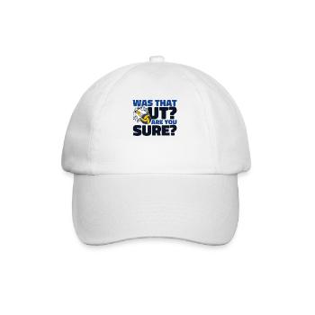 Was That Out Volleyball Player Volleyball Freak - Baseball Cap - white/white - Front