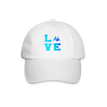 Kitesurfer Men Kitesurfing Women Kitesurfing - Baseball Cap - white/white - Front