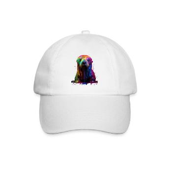 Rainbow Sea Otter - Baseball Cap - white/white - Front