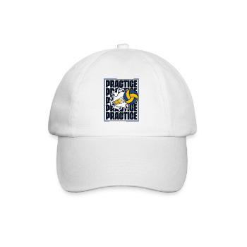 Practice Volleyball Player Volleyball Freak - Baseball Cap - white/white - Front