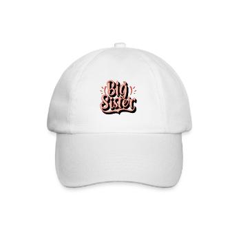 BIG SISTER - Baseball Cap - white/white - Front