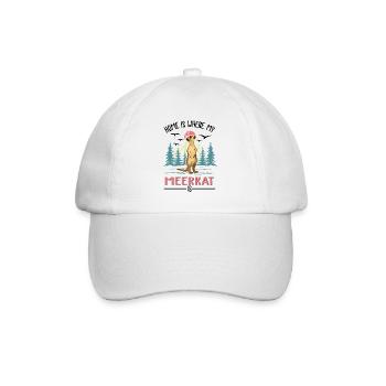 La maison, c’est là que sont mes suricates - Casquette classique - blanc/blanc - Devant