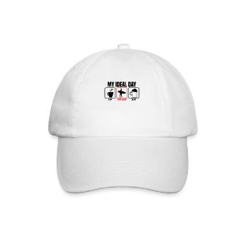 Ma journée parfaite surf surf - Casquette classique - blanc/blanc - Devant