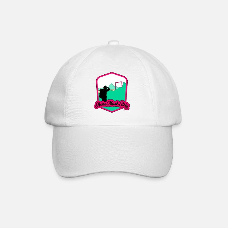 Hohe Mark Steig - Baseballkappe - Weiß/Weiß