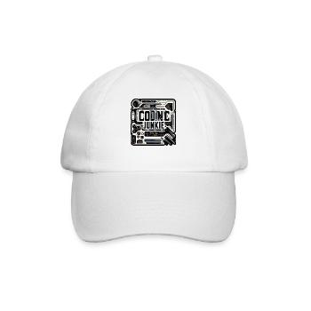 Accro au codage 11 - Casquette classique - blanc/blanc - Devant
