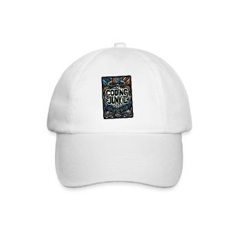 Accro au codage 14 - Casquette classique - blanc/blanc - Devant
