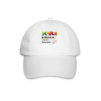 Doula Travailleuse à la naissance Doula étudiante - Casquette classique - blanc/blanc - Devant