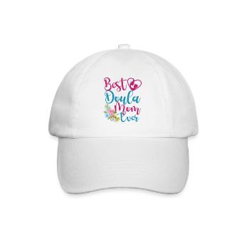 Doula Birth Worker Mom Best Doula - Baseball Cap - white/white - Front
