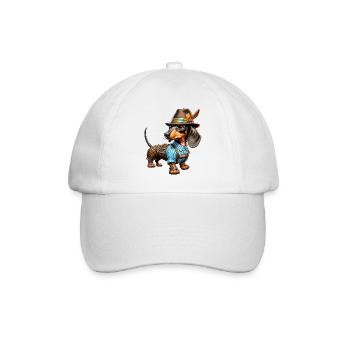 Teckel Bayern - Casquette classique - blanc/blanc - Devant