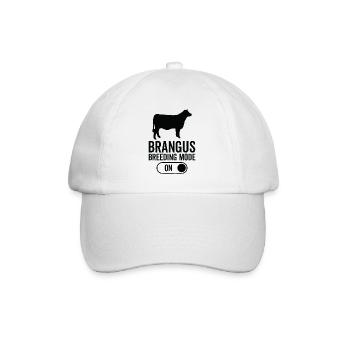 Cow Breeding Mode Up - Brangus - Baseball Cap - white/white - Front