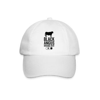 Cow Breeding Mode On - Black Angus - Baseball Cap - white/white - Front
