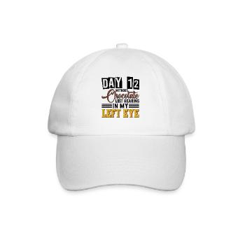 Jour 12 Sans chocolat, perte de l’ouïe 10 - Casquette classique - blanc/blanc - Devant