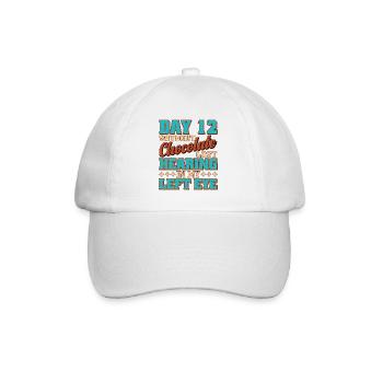 Jour 12 Sans chocolat, perte de l’ouïe 9 - Casquette classique - blanc/blanc - Devant