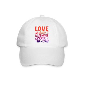 Love me Valentine Happy Valentines Valentines - Baseball Cap - white/white - Front