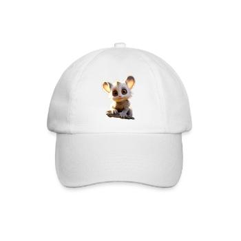Galago Bush Bébé Singe Galagos Singe Mignon Galago - Casquette classique - blanc/blanc - Devant