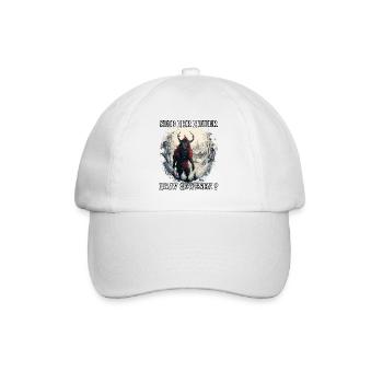 Krampus T | Costume de Krampus | Père Noël - Casquette classique - blanc/blanc - Devant