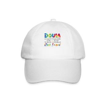 Doula Travailleuse à la naissance Doula Motivatrice - Casquette classique - blanc/blanc - Devant
